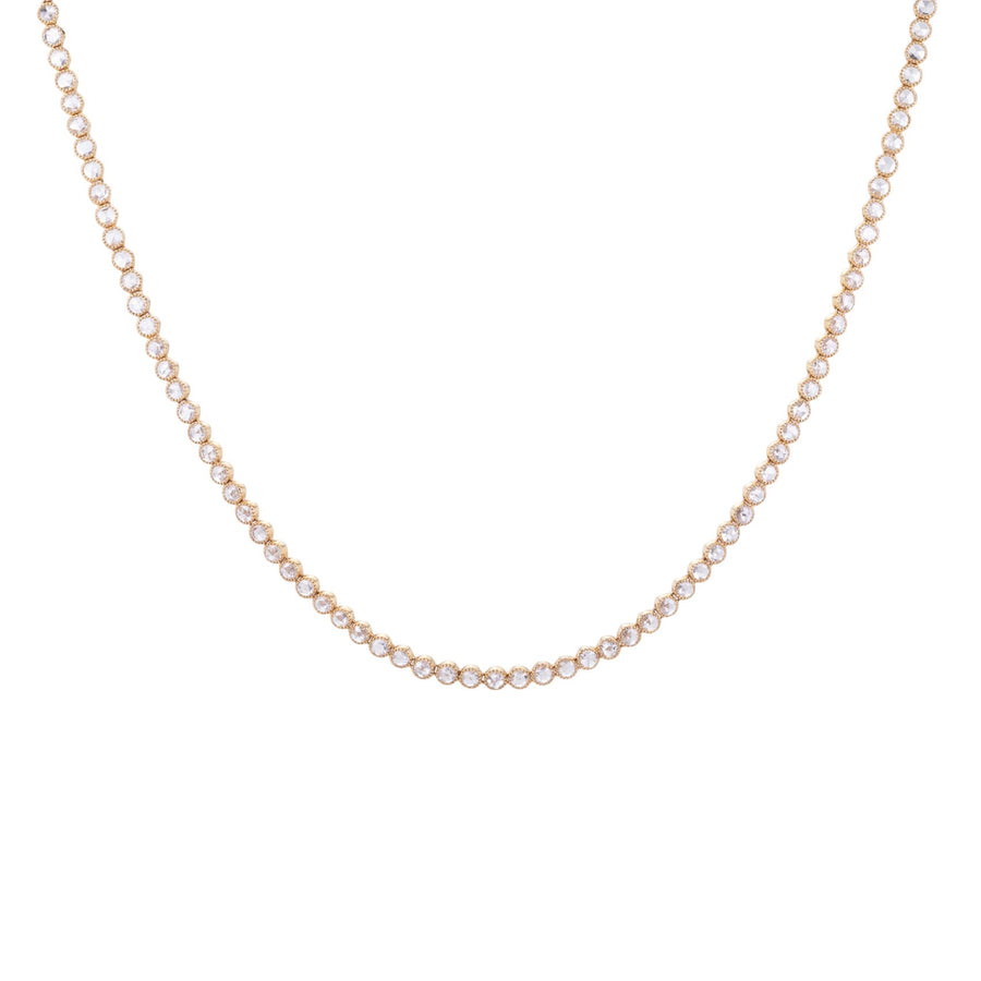 Sethi Couture Grace Rose Cut Diamond Tennis Necklace | Quadrum Gallery