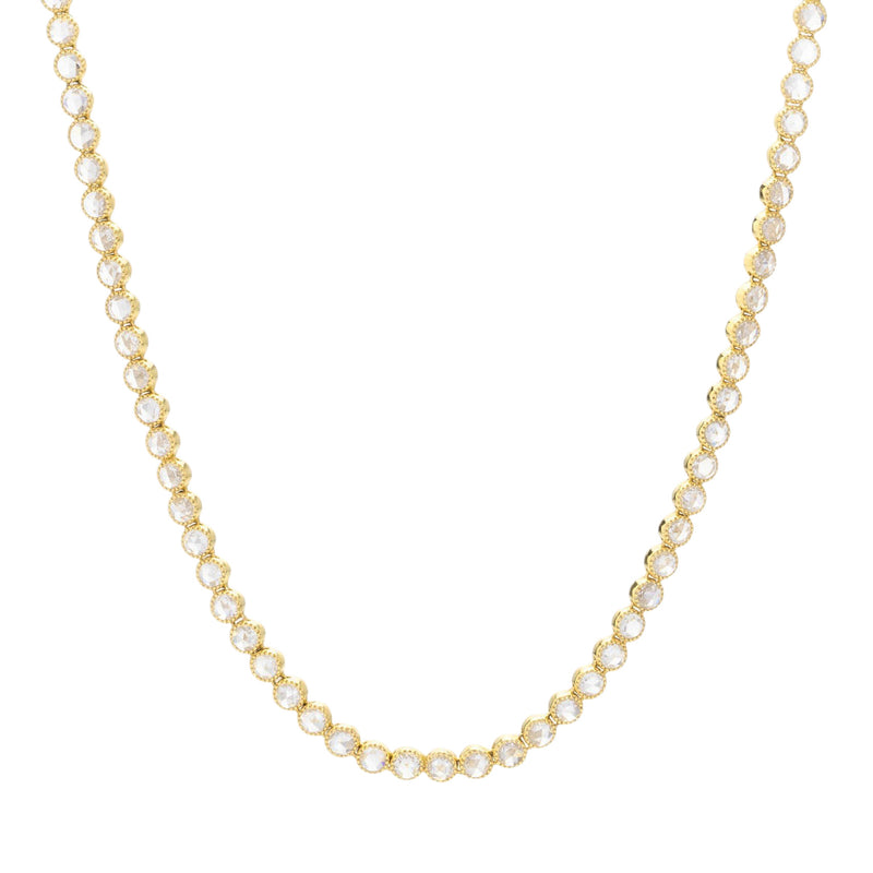Sethi Couture Grace Rose Cut Diamond Tennis Necklace | Quadrum Gallery