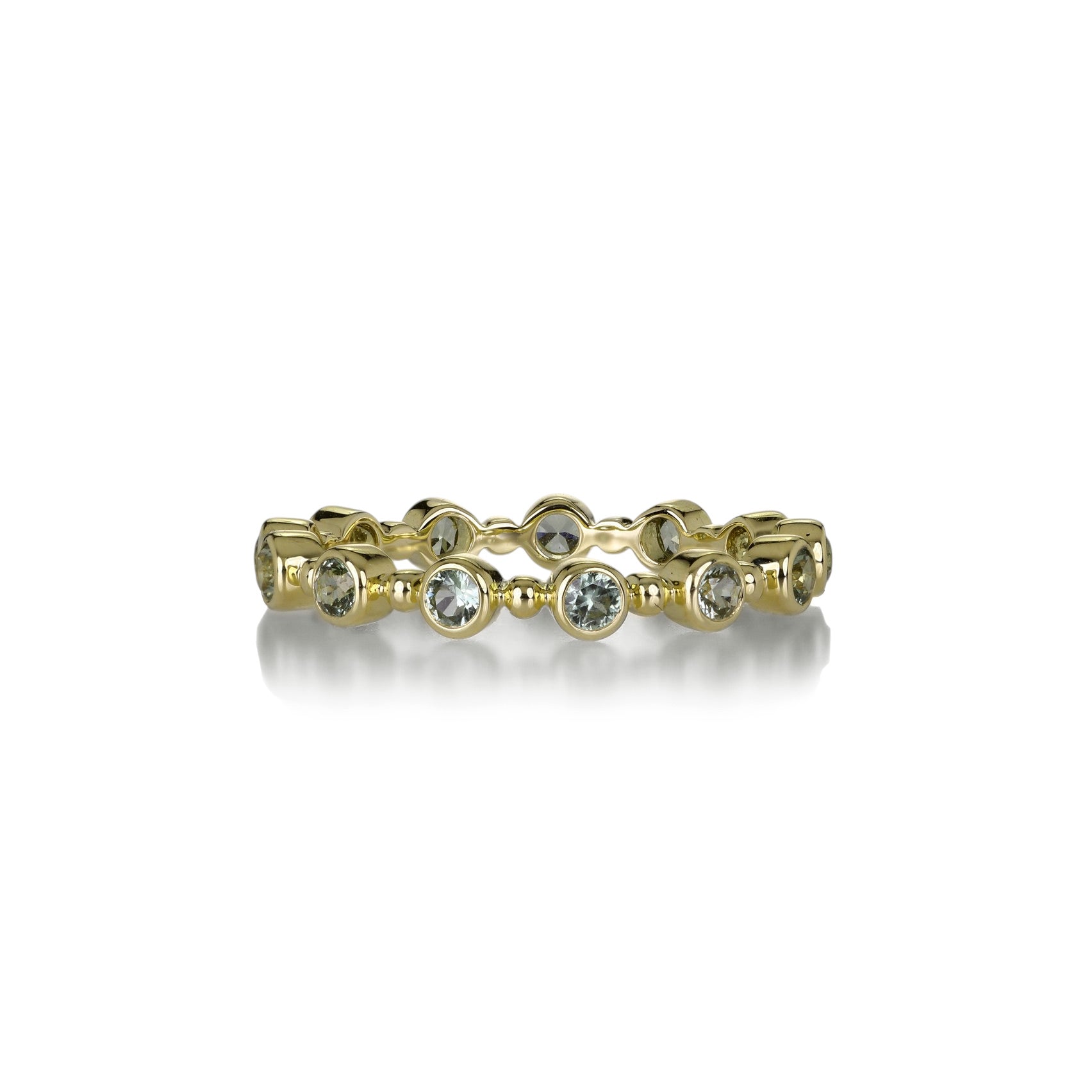 Sethi Couture Petite Bubble Green Sapphire Band | Quadrum Gallery