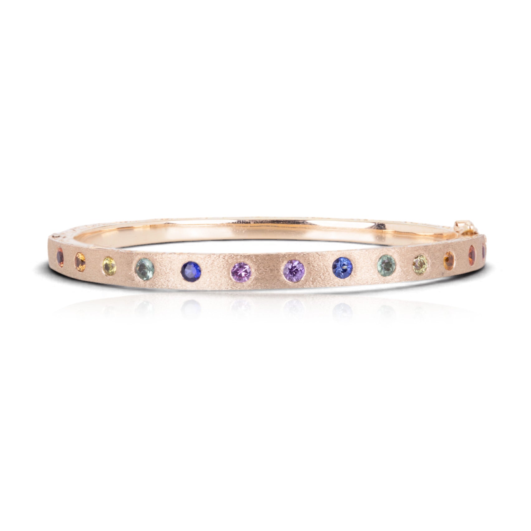 Sethi Couture Rainbow Sapphire Dunes Bangle | Quadrum Gallery