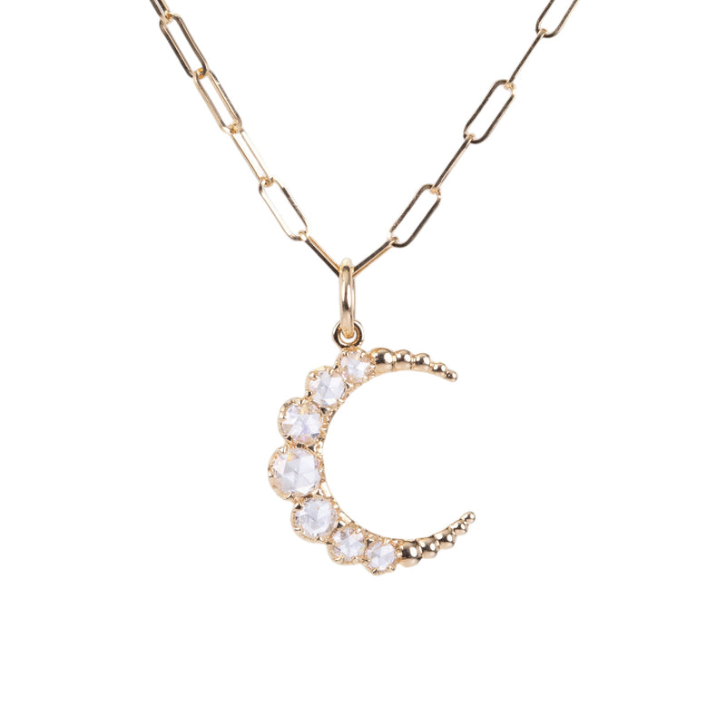 Sethi Couture Large Diamond Crescent Pendant (Pendant Only) | Quadrum Gallery