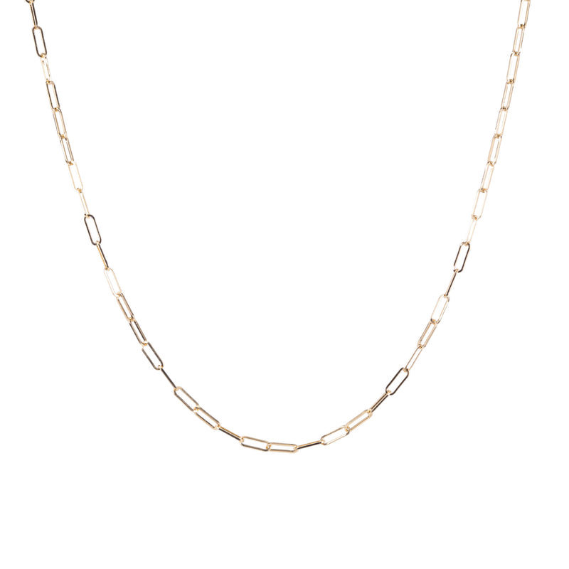 Sethi Couture 14k Paperclip Chain - 20" | Quadrum Gallery