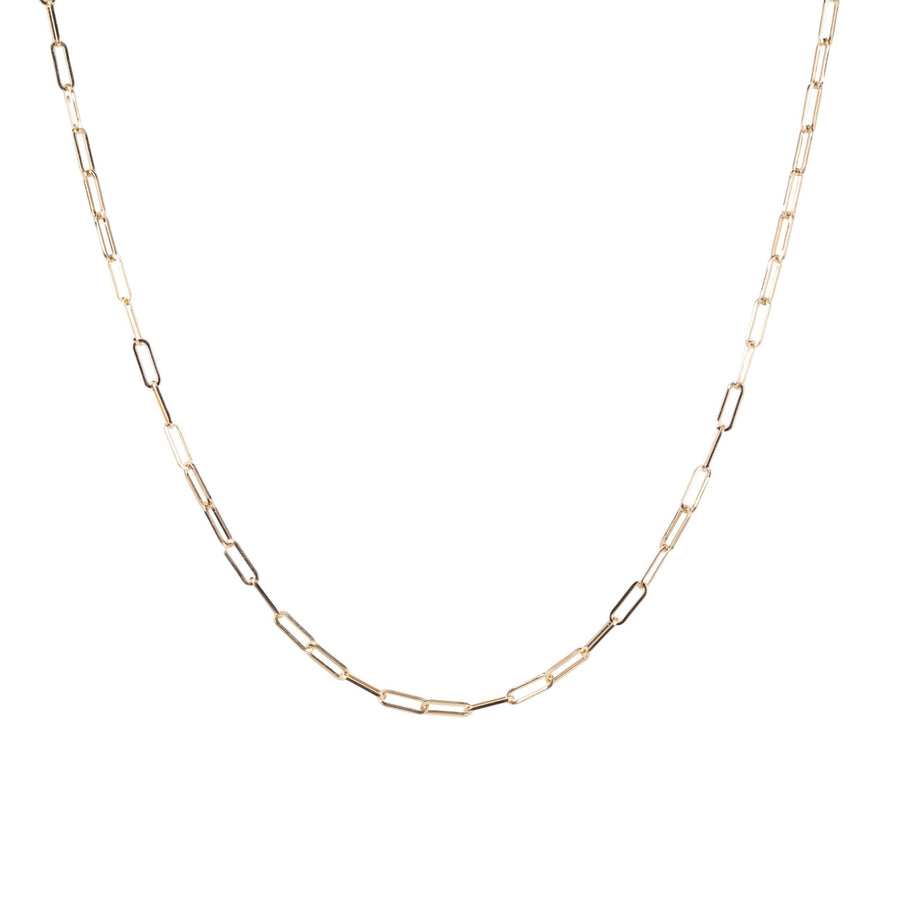 Sethi Couture 14k Paperclip Chain - 20" | Quadrum Gallery