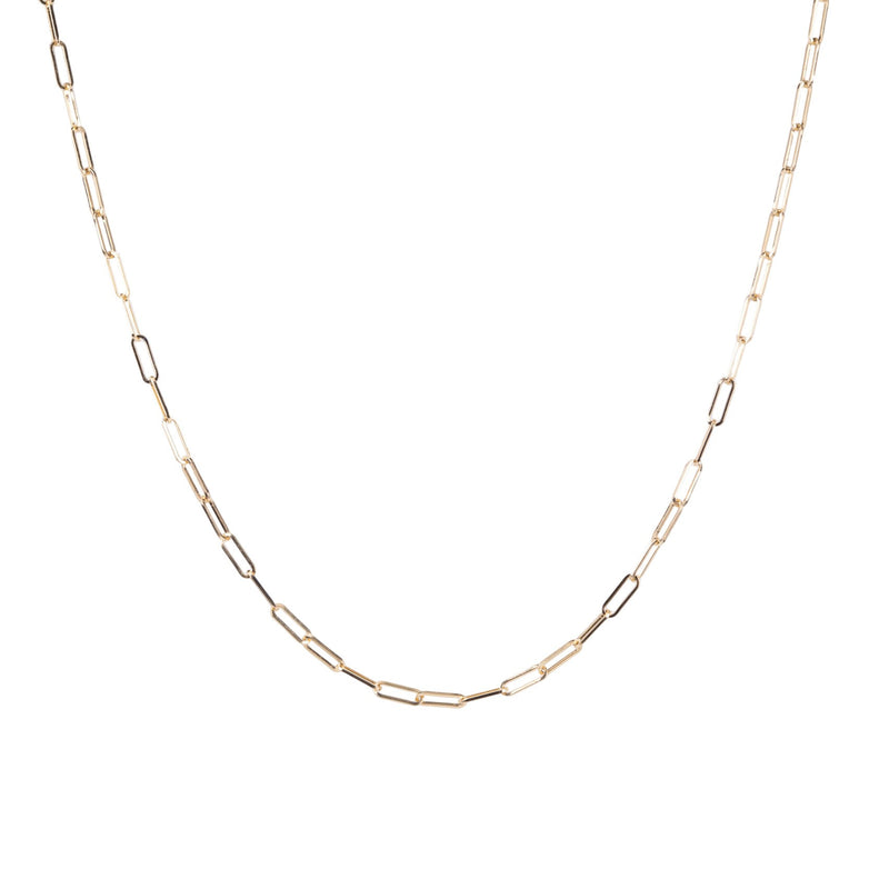 Sethi Couture 14k Paperclip Chain - 20" | Quadrum Gallery
