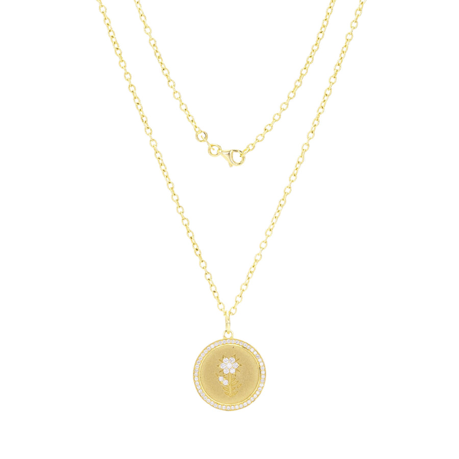 Sethi Couture White Diamond Fleur Pendant (Pendant Only) | Quadrum Gallery