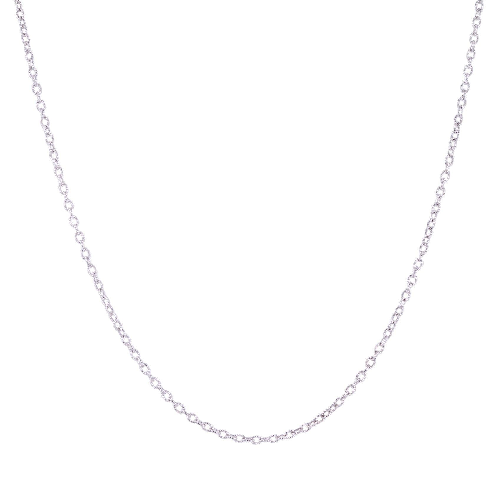 Sethi Couture 14k White Gold Twisted Chain - 16" | Quadrum Gallery