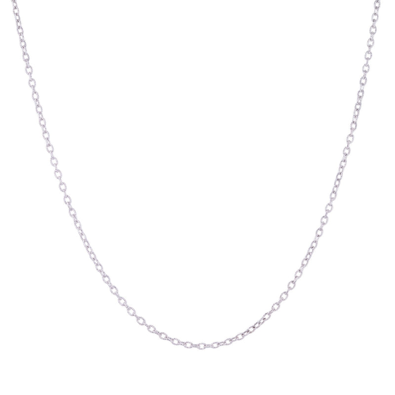 Sethi Couture 14k White Gold Twisted Chain - 16" | Quadrum Gallery