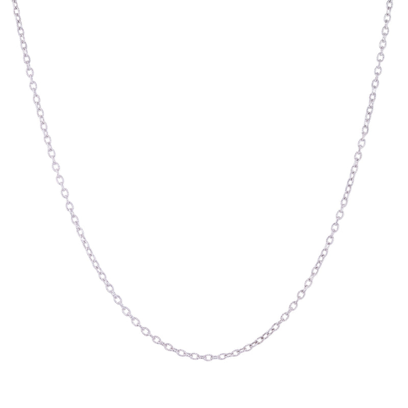 Sethi Couture 14k White Gold Twisted Chain - 16" | Quadrum Gallery