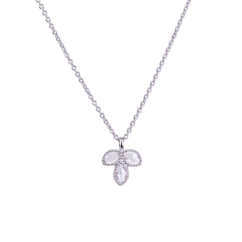 Sethi Couture Lilah Rose Cut Diamond Pendant Necklace | Quadrum Gallery