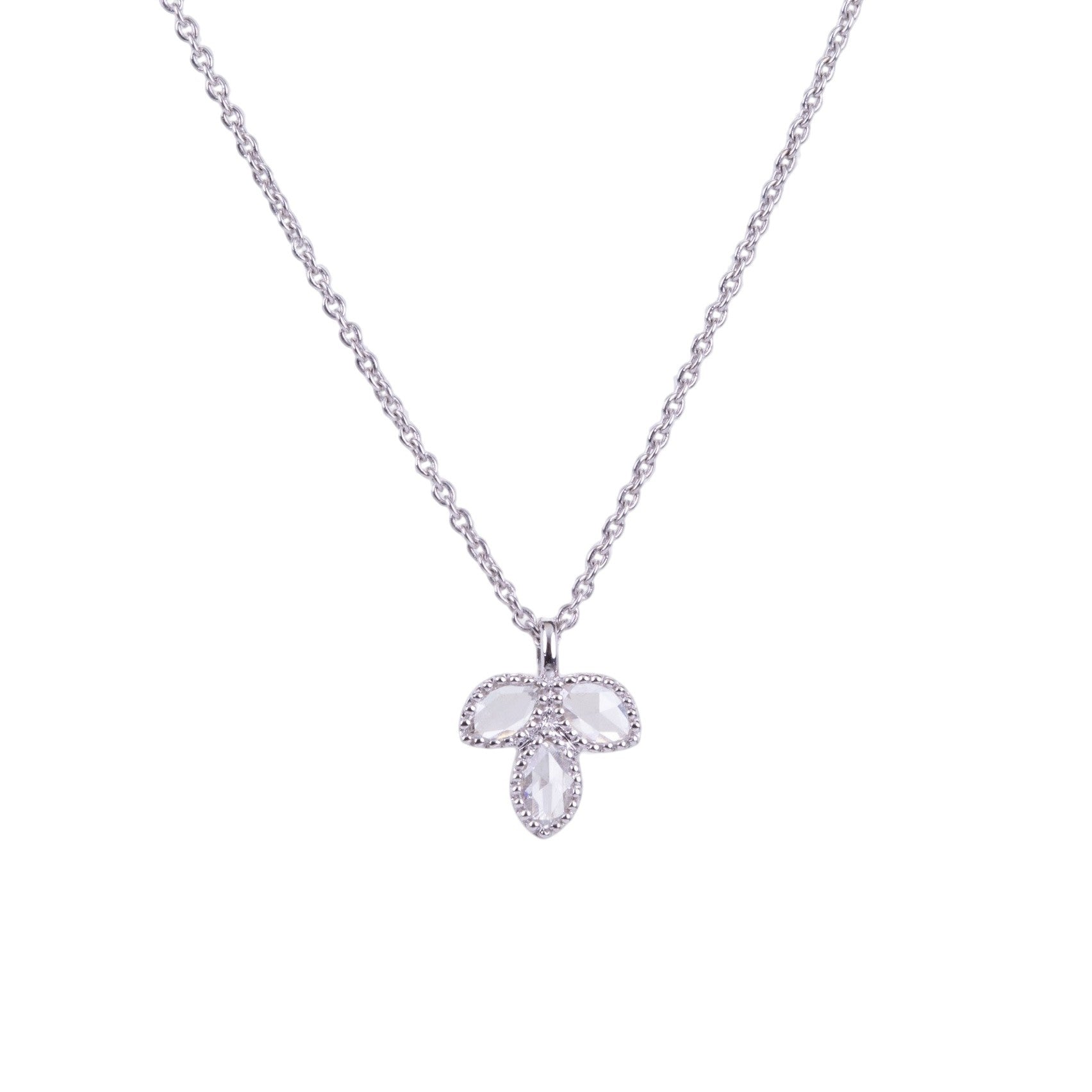 Sethi Couture Lilah Rose Cut Diamond Pendant Necklace | Quadrum Gallery
