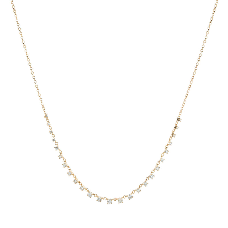 Sethi Couture Cien Rose Cut Diamond Drop Necklace | Quadrum Gallery