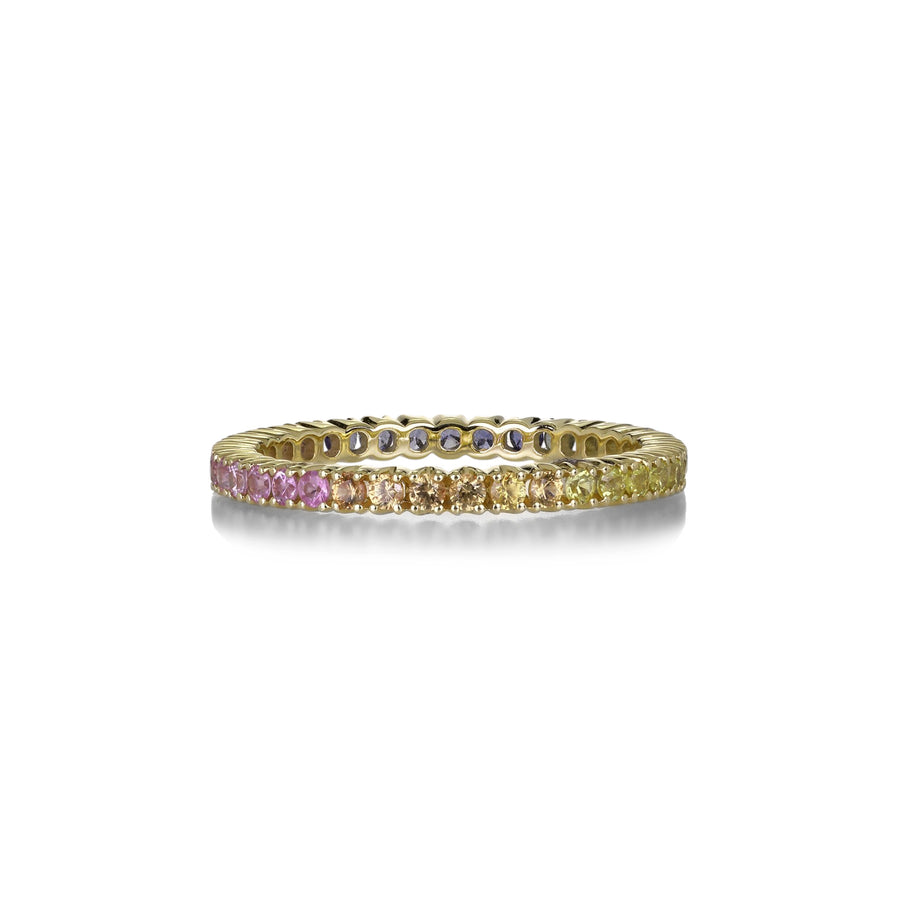 Sethi Couture 18k Rainbow Sapphire Band | Quadrum Gallery