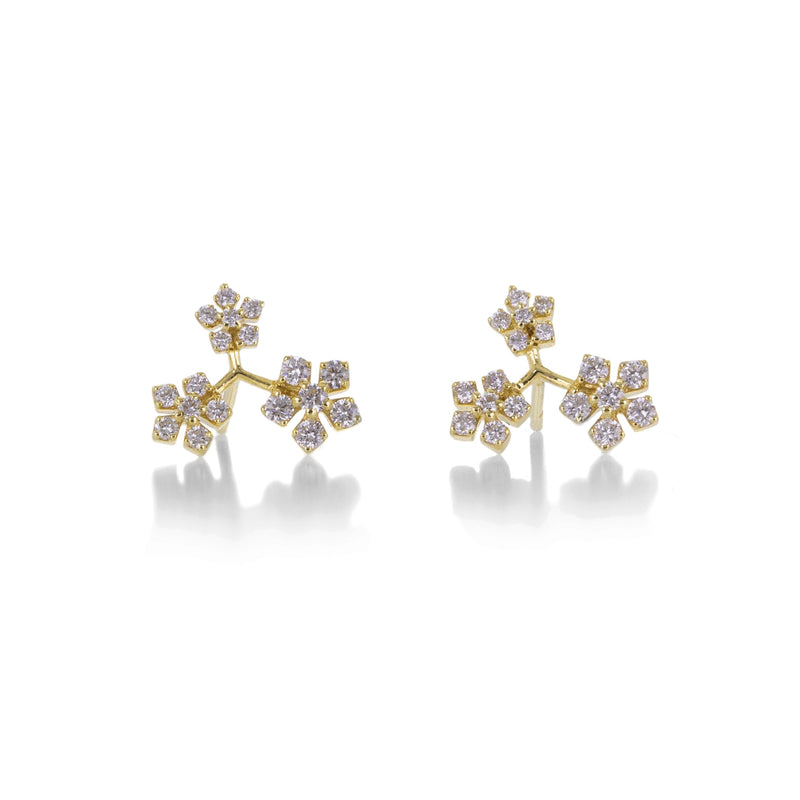 Sethi Couture 18k Enchanted Garden Trio Stud Earrings | Quadrum Gallery