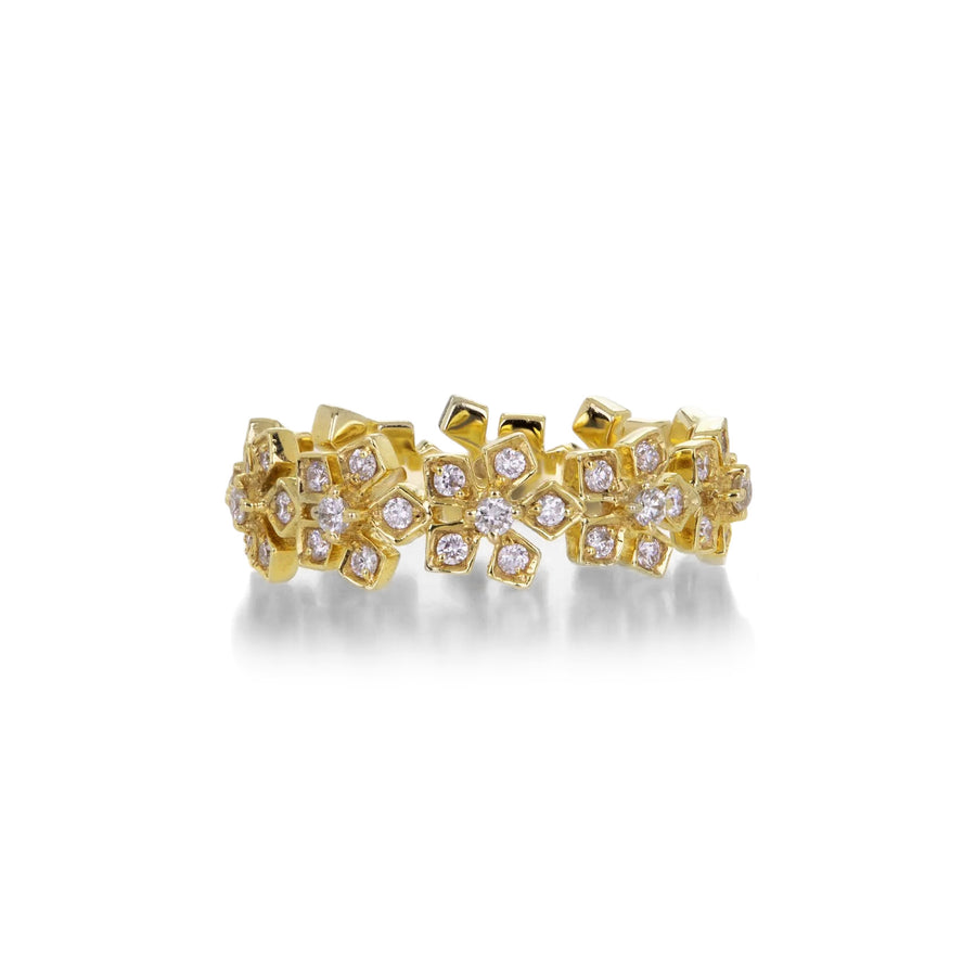 Sethi Couture White Diamond Enchanted Garden Band | Quadrum Gallery