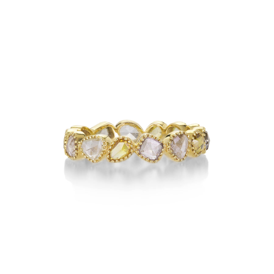 Sethi Couture Multicolored Rose Cut Diamond Provence Band | Quadrum Gallery