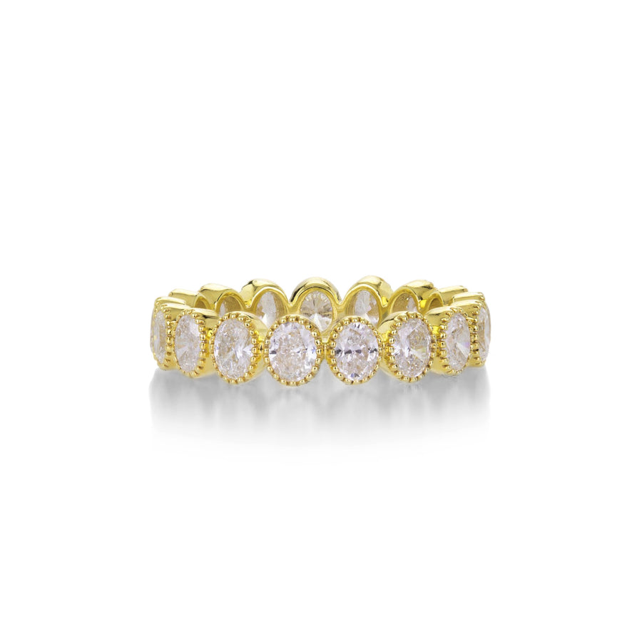 Sethi Couture Lucia Oval White Diamond Band | Quadrum Gallery