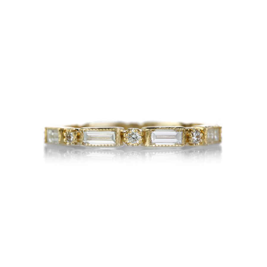 Sethi Couture White Baguette Diamond Lucy Band | Quadrum Gallery