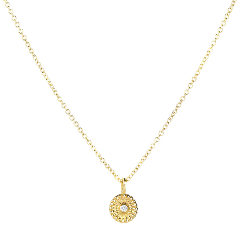 Sethi Couture Chakra White Diamond Pendant Necklace | Quadrum Gallery