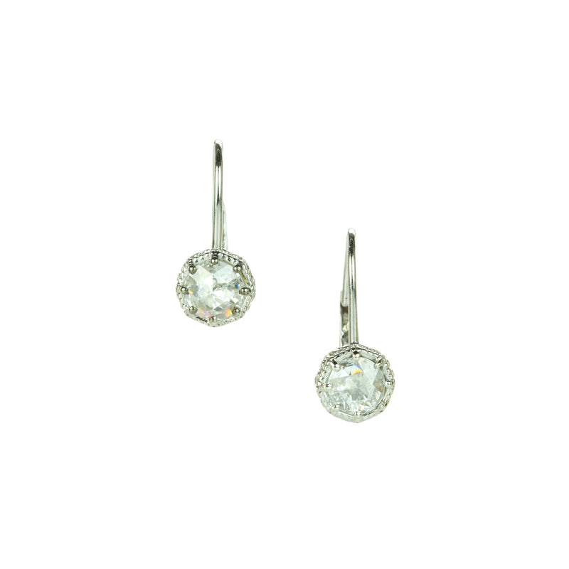 Sethi Couture Florence Rose Cut Diamond Drop Earrings | Quadrum Gallery