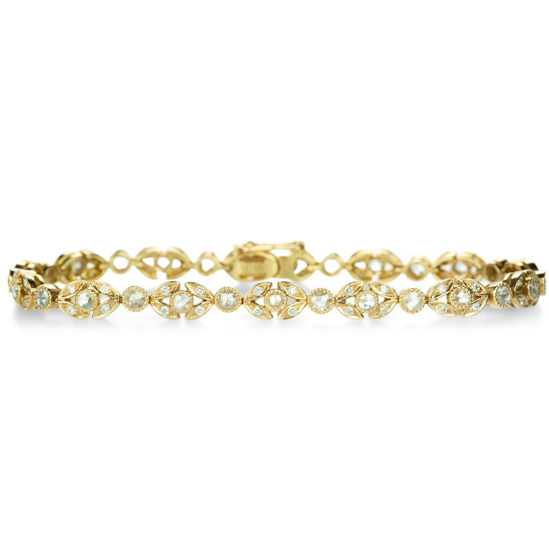 Sethi Couture 18k Pink Gold Flower Bracelet | Quadrum Gallery