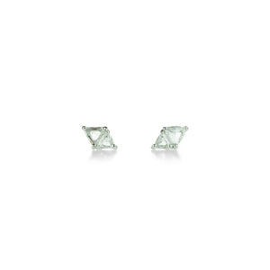 Sethi Couture Duet Trillion White Rose Cut Diamond Studs | Quadrum Gallery