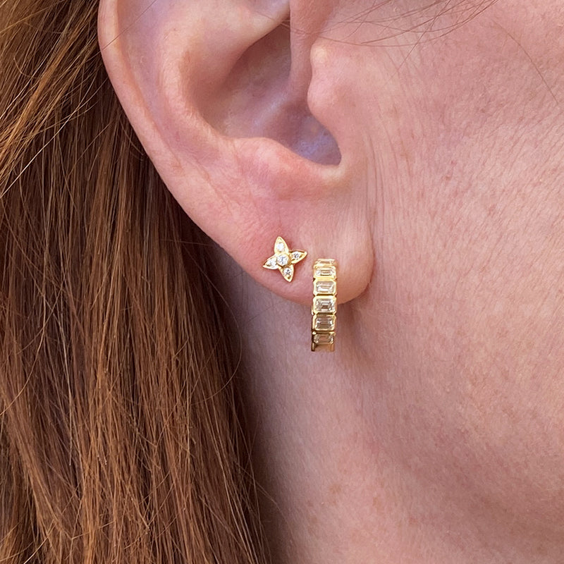 Sethi Couture Nea Huggie Earrings  | Quadrum Gallery