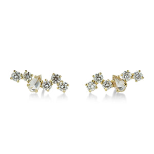 Sethi Couture Estelle White Diamond Earrings | Quadrum Gallery