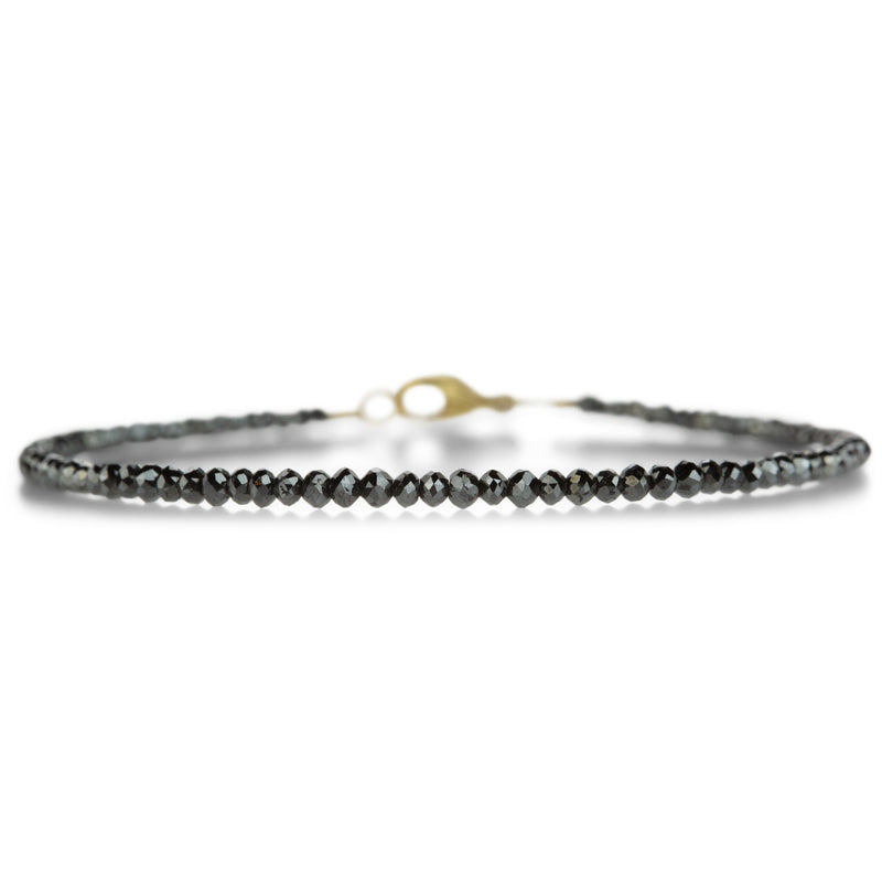 Sethi Couture Noir Black Diamond Beaded Bracelet | Quadrum Gallery