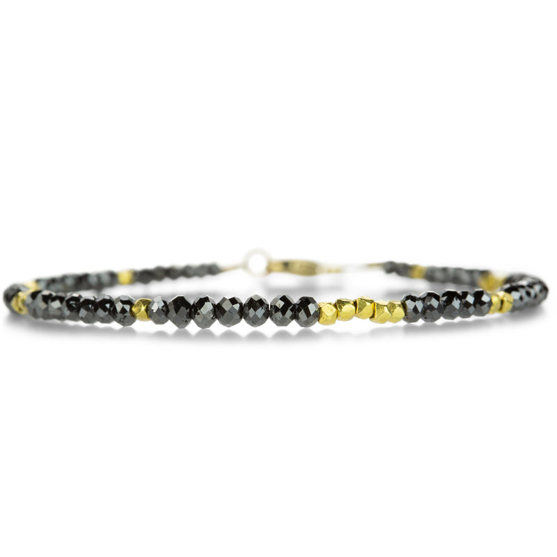 Sethi Couture Black and Gold Noir Diamond Bracelet | Quadrum Gallery