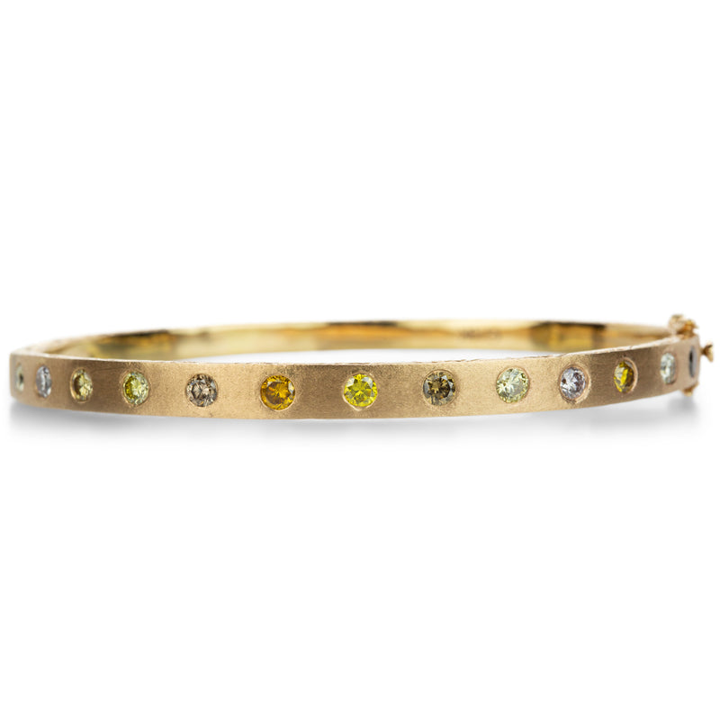 Sethi Couture Multicolored Diamond Dunes Bangle | Quadrum Gallery