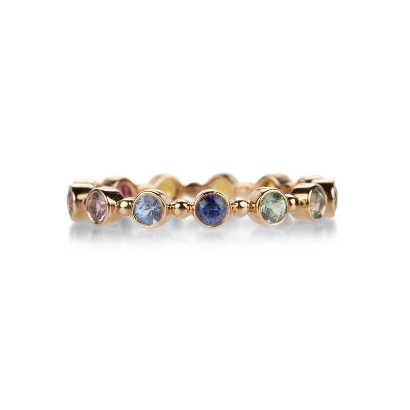 Sethi Couture 18k Rainbow Sapphire Petite Bubble Band | Quadrum Gallery