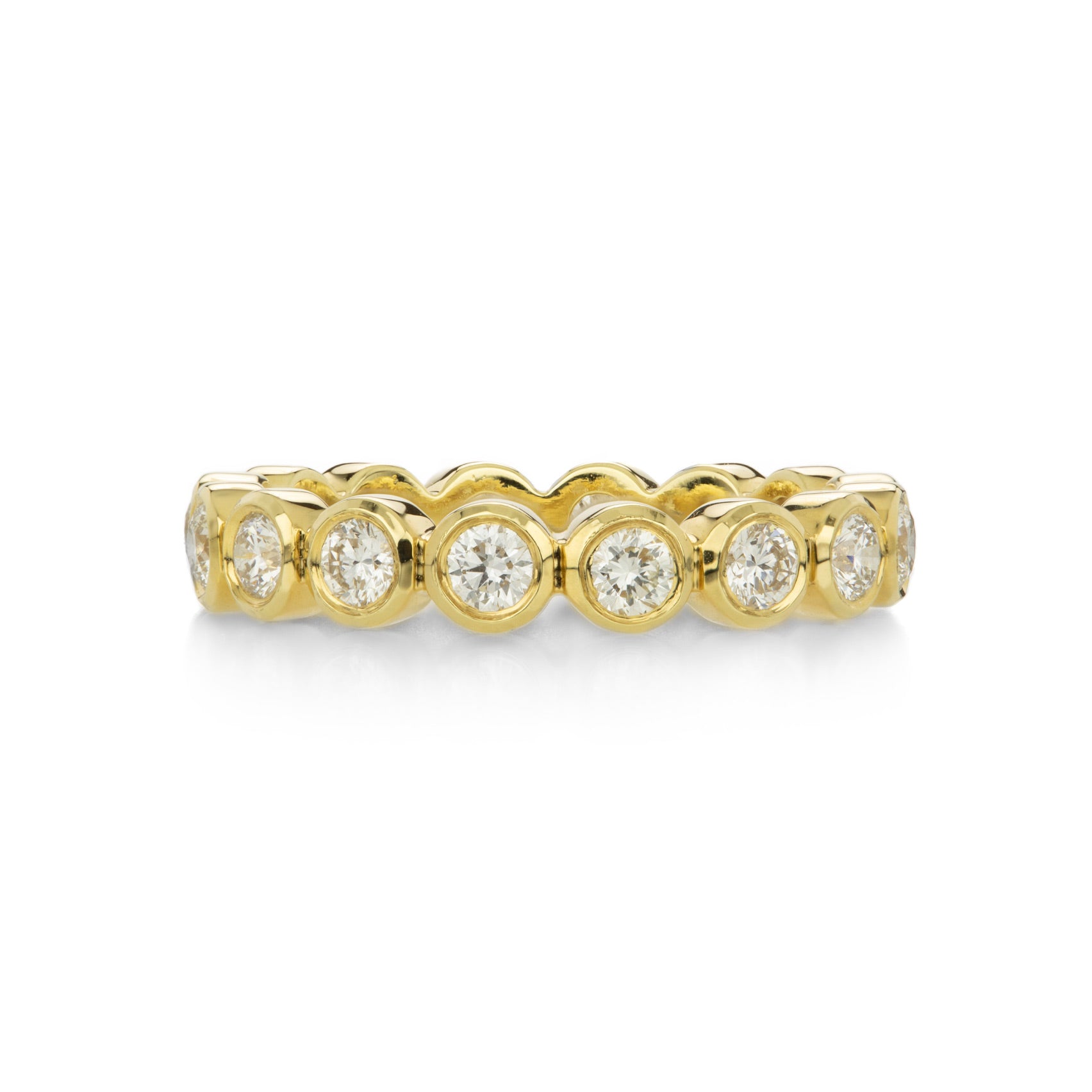 Sethi Couture Modern Bezel Eternity Band | Quadrum Gallery