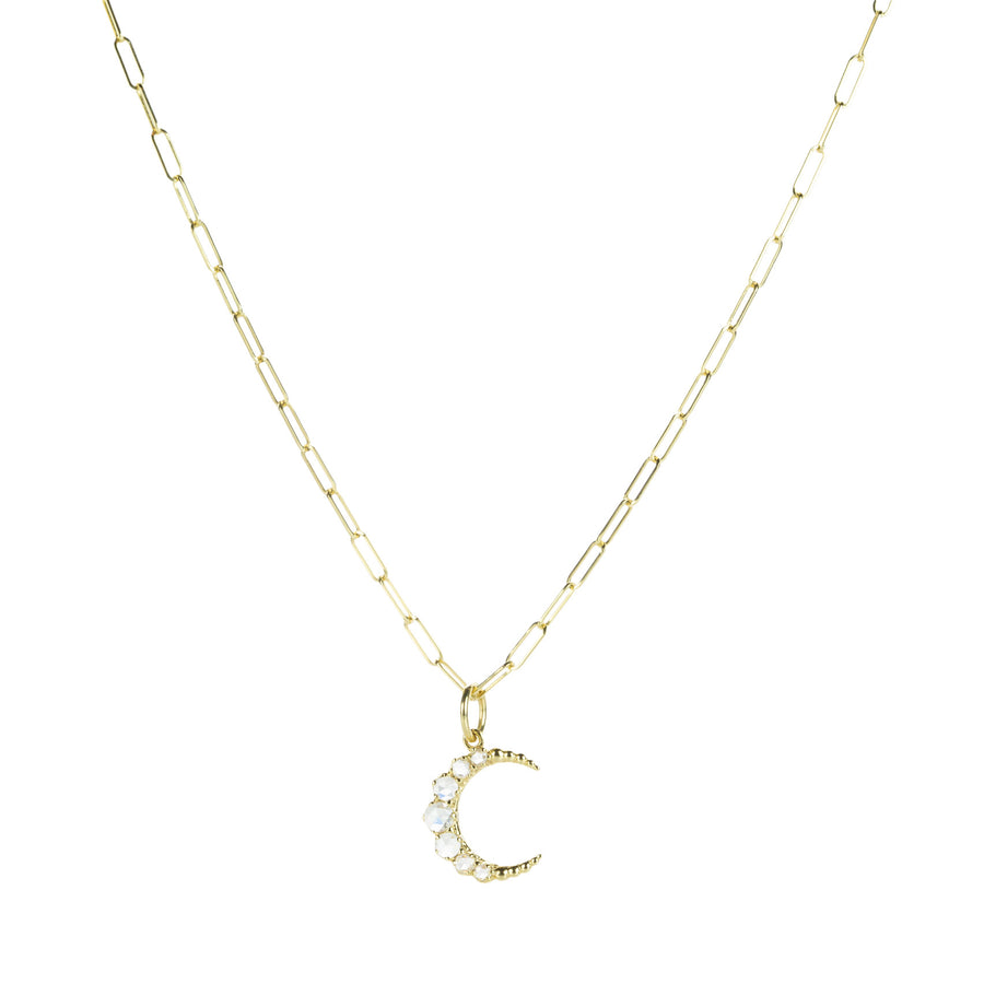 Sethi Couture Rose Cut Diamond Crescent Pendant (Pendant Only) | Quadrum Gallery
