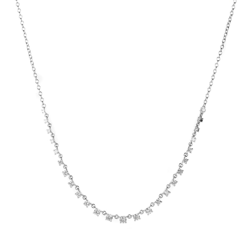 Sethi Couture 18k Mylene White Diamond Necklace | Quadrum Gallery