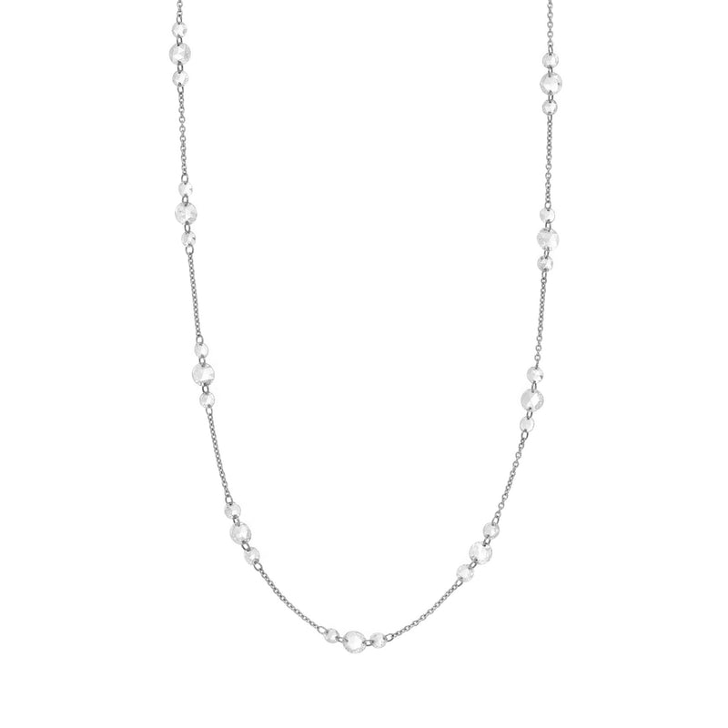 Sethi Couture Cien Rose Cut Diamond Cluster Necklace | Quadrum Gallery