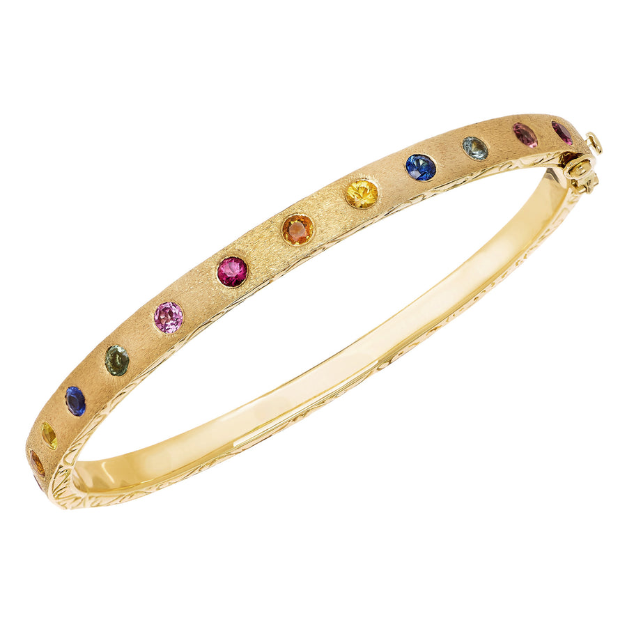 Sethi Couture Rainbow Sapphire Dunes Bracelet | Quadrum Gallery