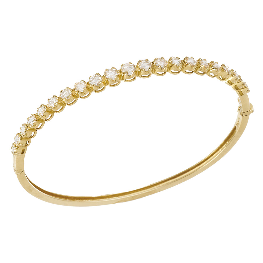 Sethi Couture Alexa Rose Cut Diamond Bangle Bracelet | Quadrum Gallery