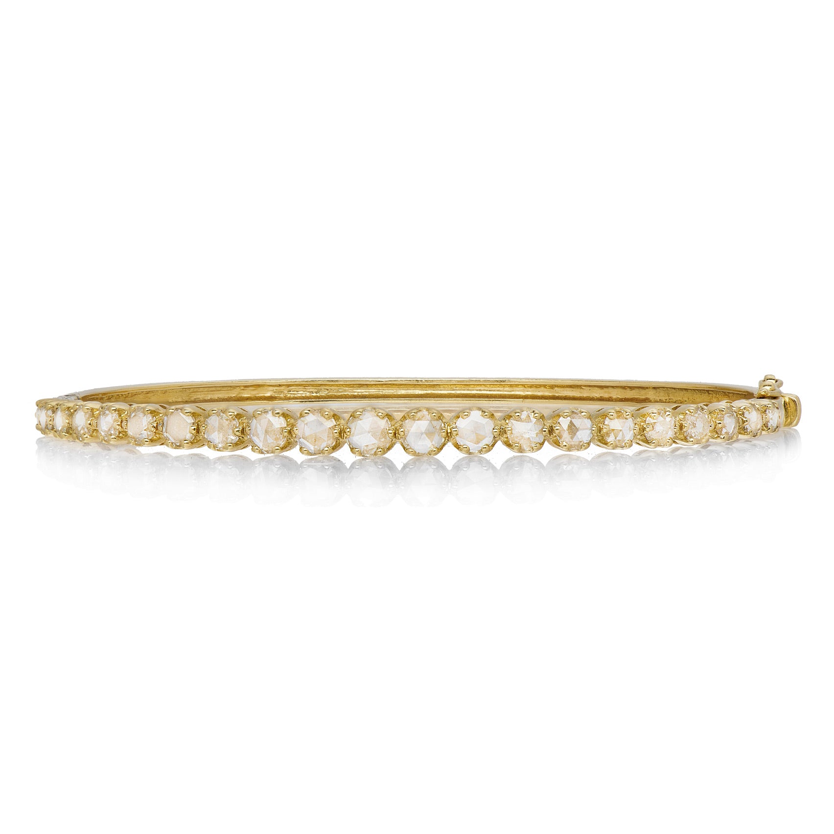 Sethi Couture Alexa Rose Cut Diamond Bangle Bracelet | Quadrum Gallery