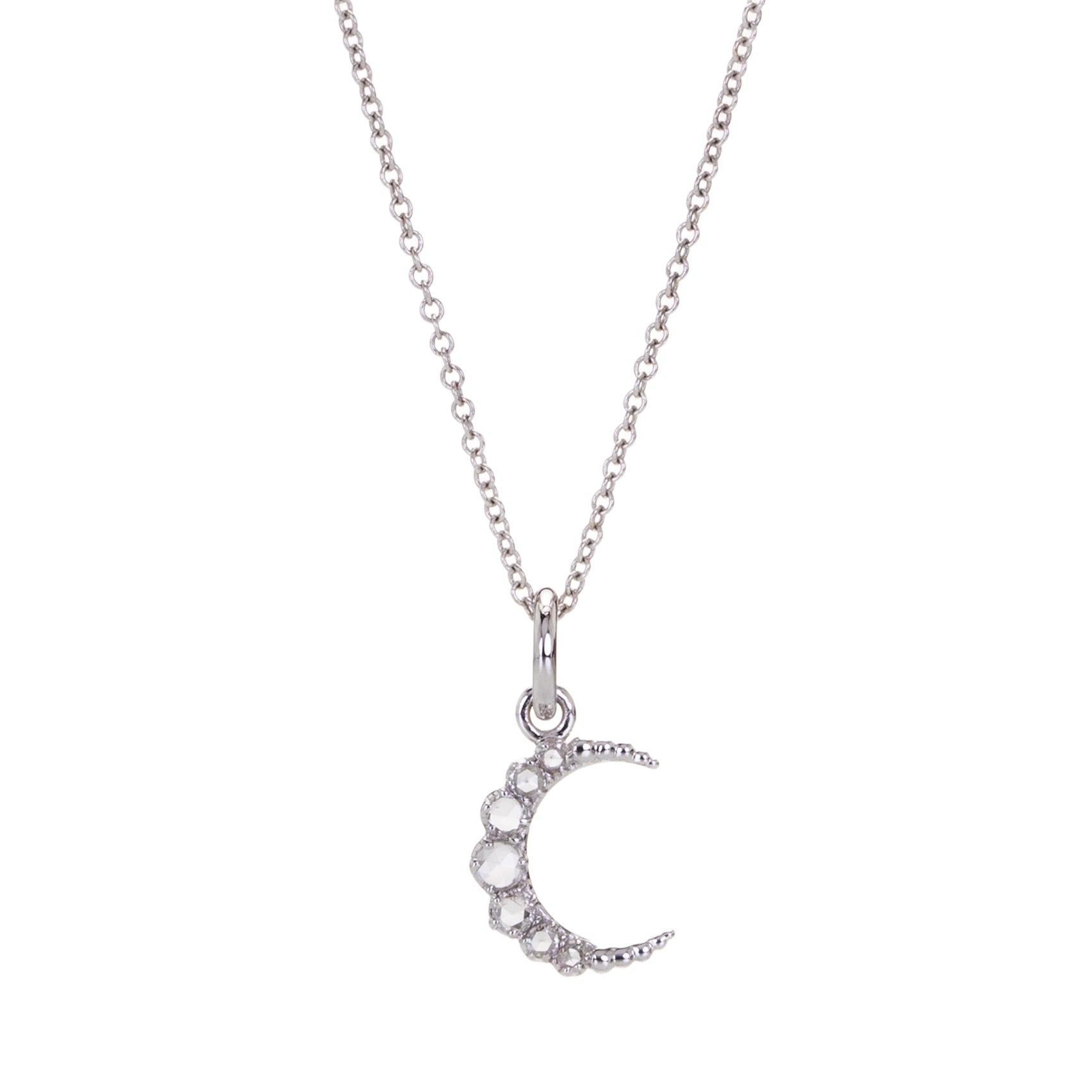 Sethi Couture Mini Diamond Moon Pendant (Pendant Only) | Quadrum Gallery
