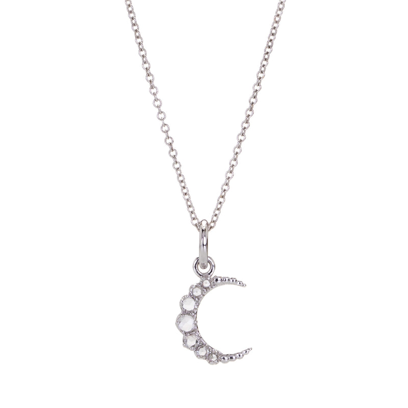Sethi Couture Mini Diamond Moon Pendant (Pendant Only) | Quadrum Gallery