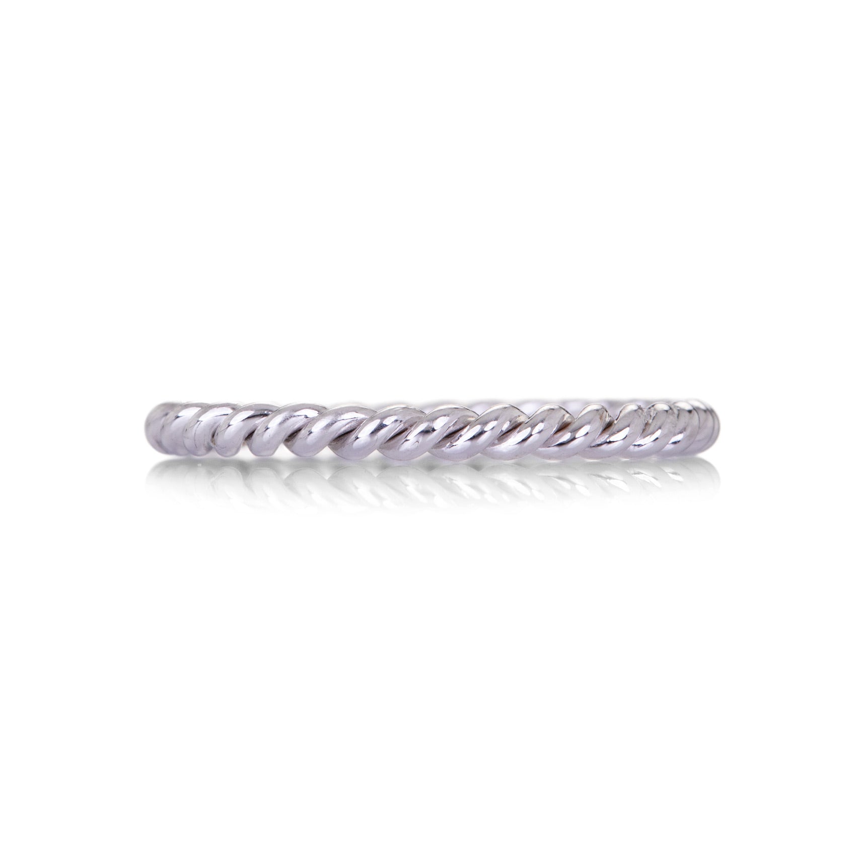Sethi Couture 18k White Gold Rope Band | Quadrum Gallery