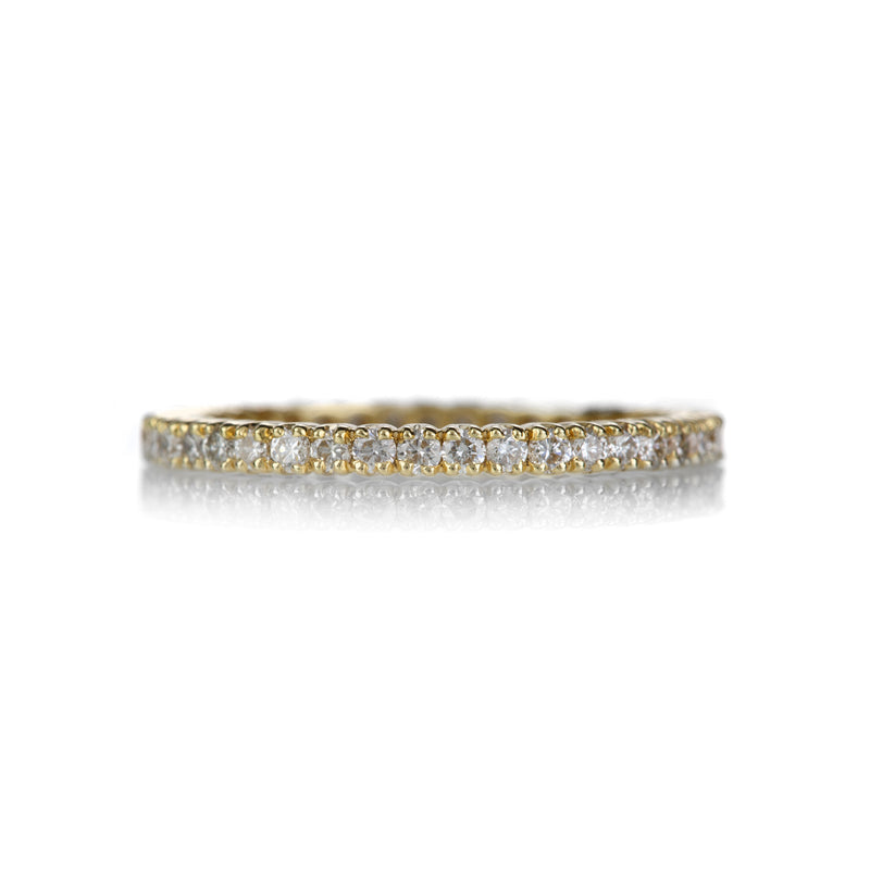 Sethi Couture 18k Prong Set White Diamond Band | Quadrum Gallery