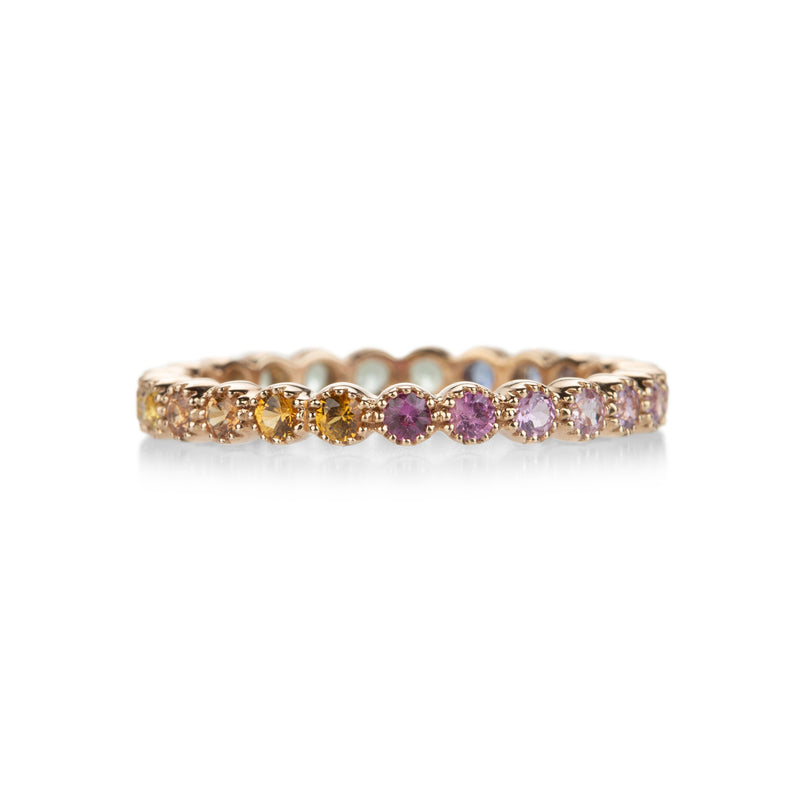 Sethi Couture Rainbow Sapphire Bezel Band | Quadrum Gallery
