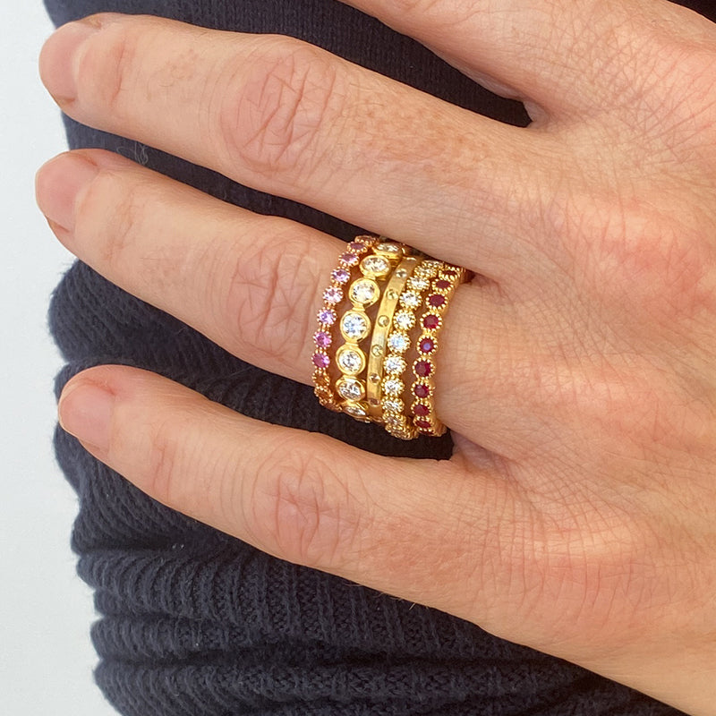 Sethi Couture Ruby Bezel Band | Quadrum Gallery