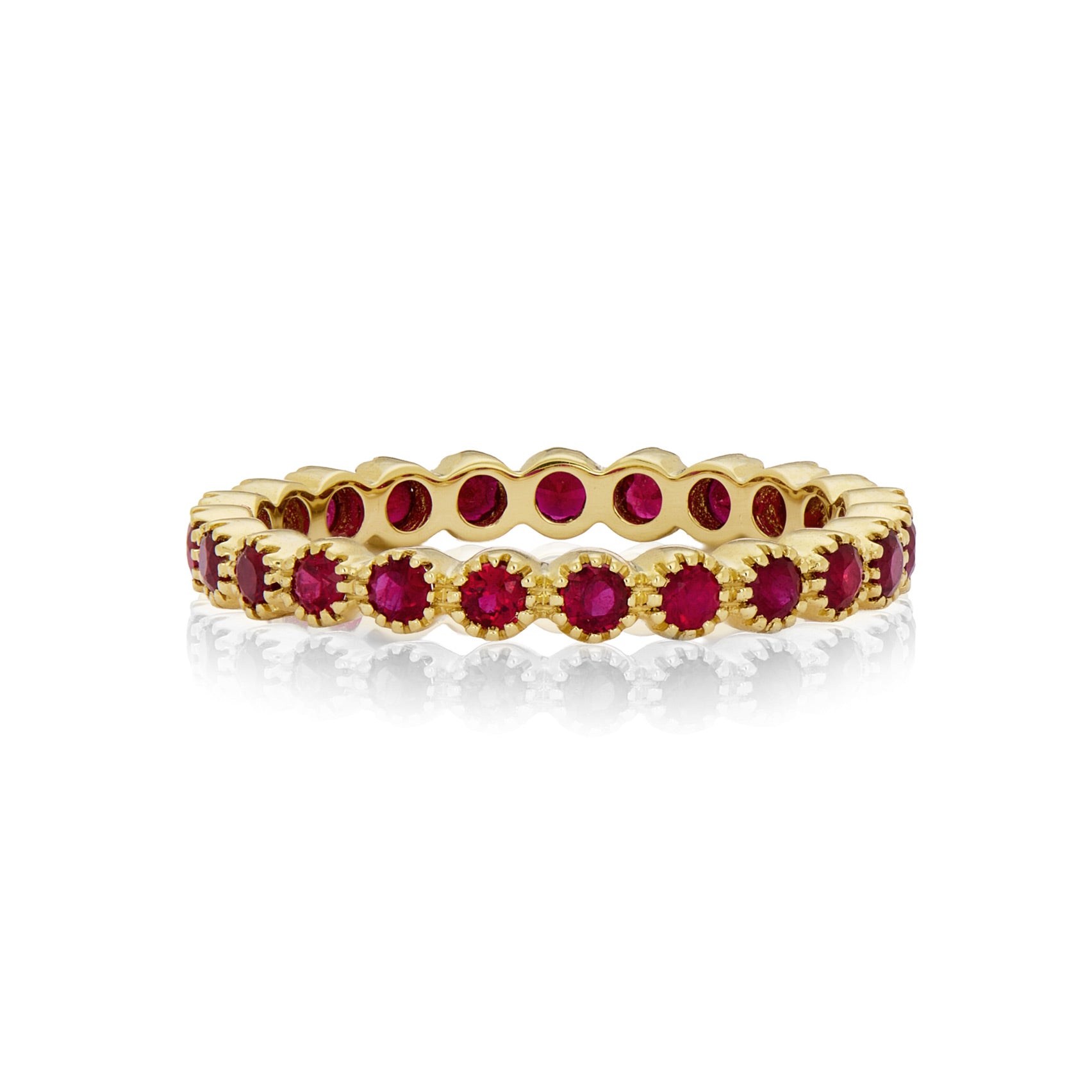 Sethi Couture Ruby Bezel Band | Quadrum Gallery