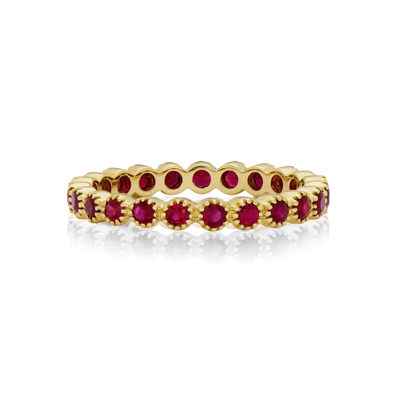 Sethi Couture Ruby Bezel Band | Quadrum Gallery