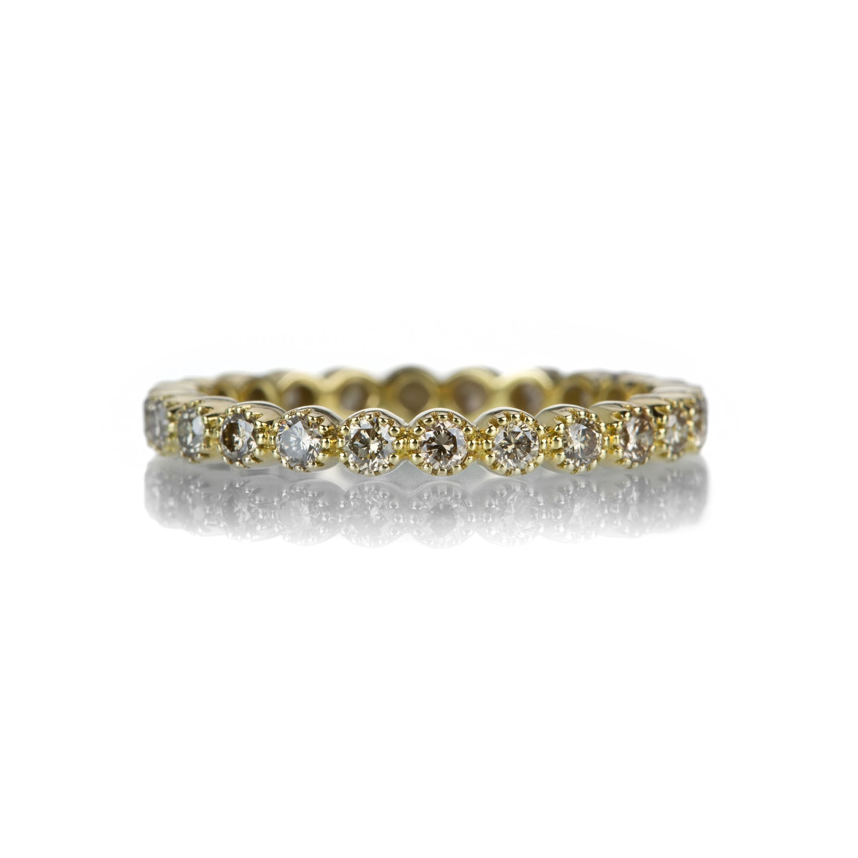 Sethi Couture Brown Diamond Bezel Band | Quadrum Gallery