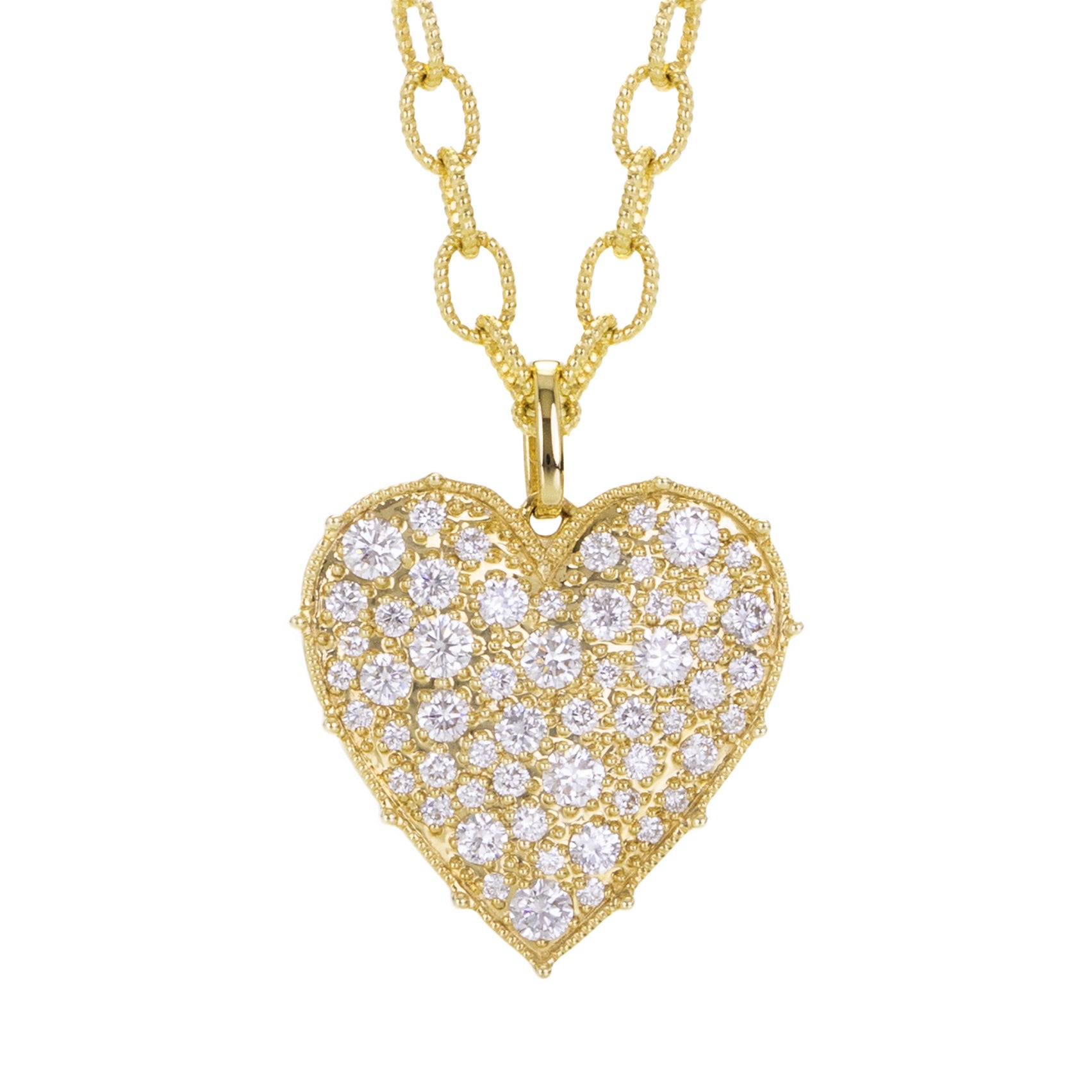Sethi Couture White Diamond Heart Pendant (Pendant Only) | Quadrum Gallery
