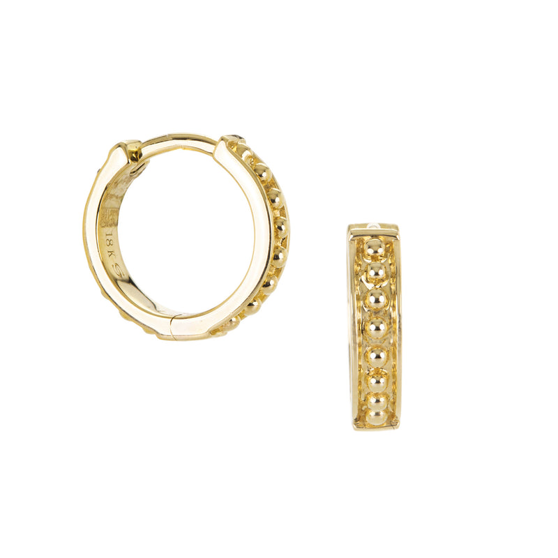 Sethi Couture Channel Bead Huggies | Quadrum Gallery