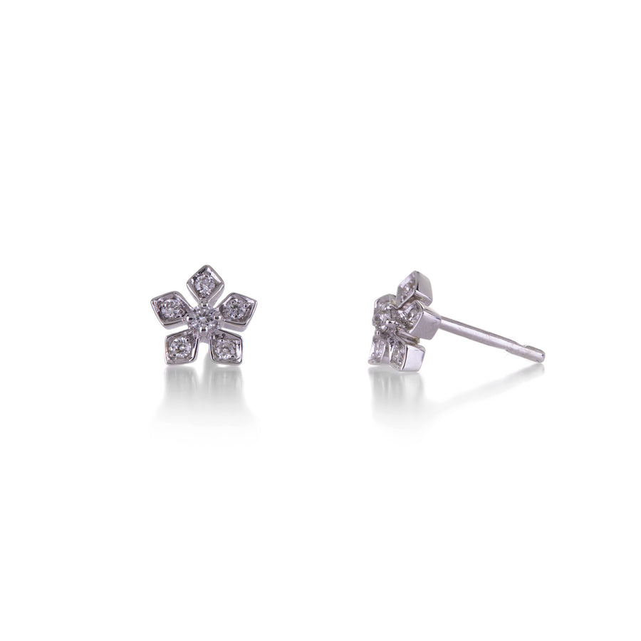 Sethi Couture Enchanted White Diamond Studs | Quadrum Gallery
